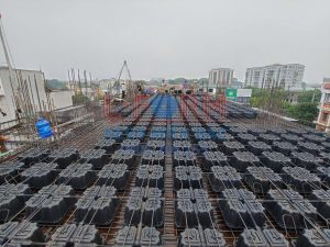 Sàn phẳng không dầm dùng hộp nhựa tạo rỗng