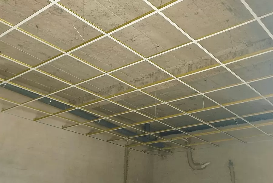 khung xương trần thạch cao 